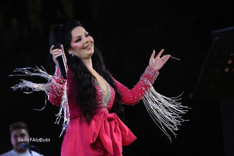 ديانا كرزون تزف عروس في ختام حفلات 